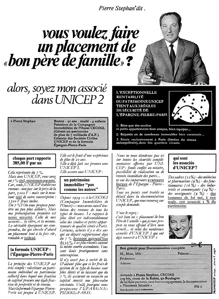 Advert Cecogi 1967