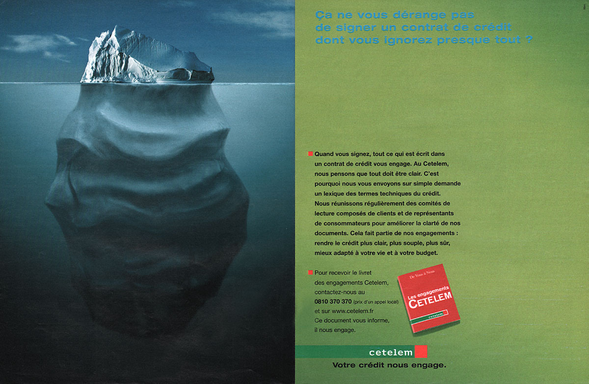 Advert Cetelem 1999