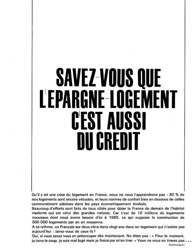 Advert Cfec 1966