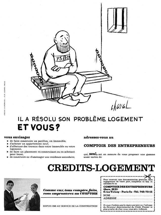 Advert Comptoir des entrepreneurs 1967