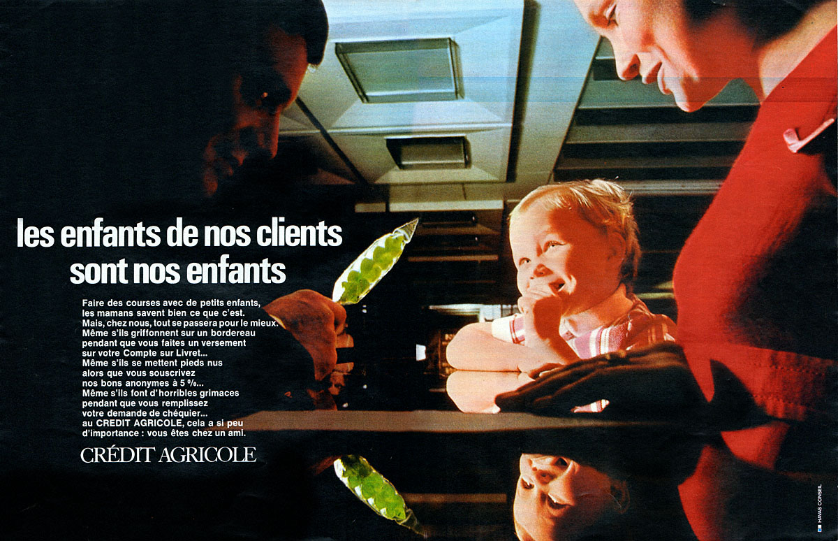 Advert Credit Agricole 1969