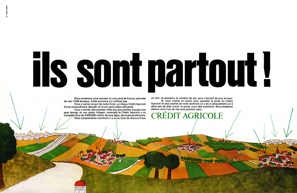 Advert Crdit Agricole 1970