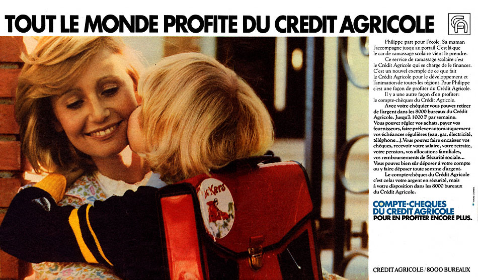 Advert Crdit Agricole 1974