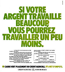 Advert Crdit Agricole 1974