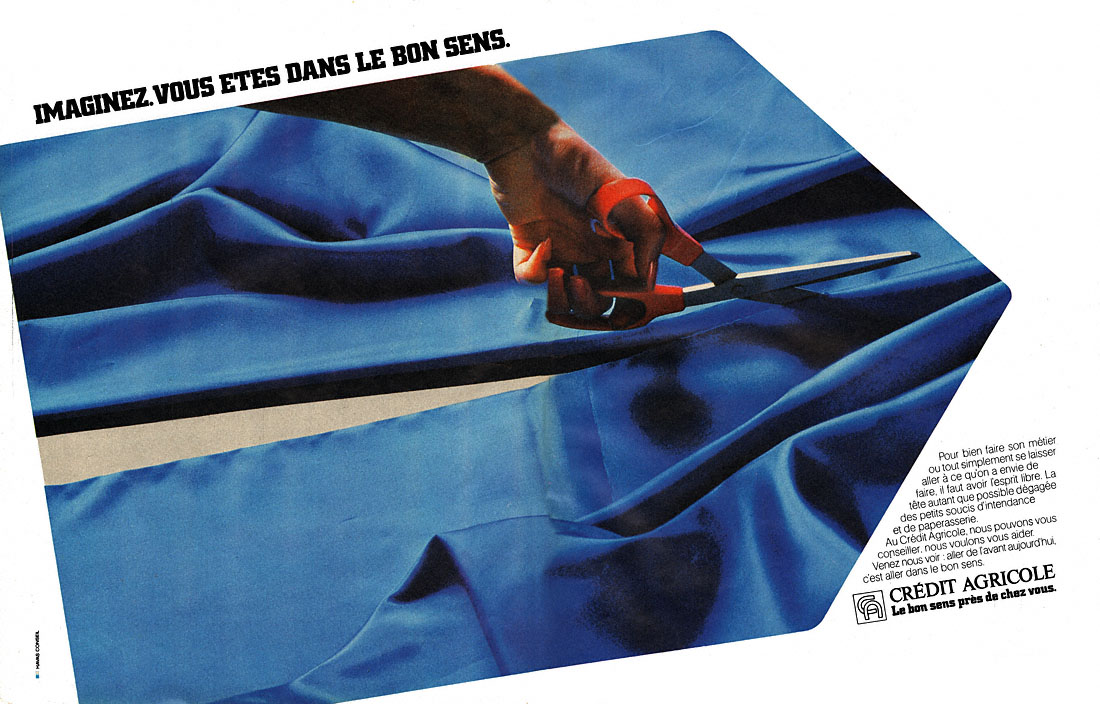 Advert Credit Agricole 1981
