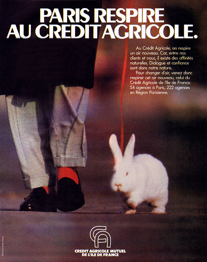 Advert Crdit Agricole 1983