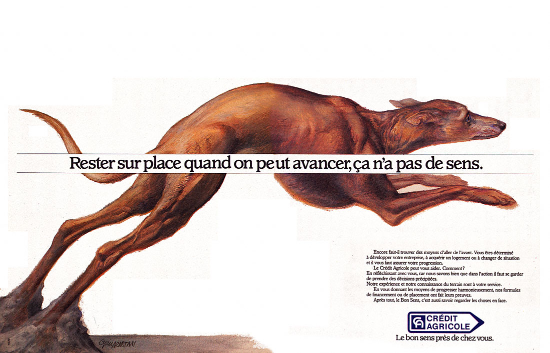 Advert Credit Agricole 1985