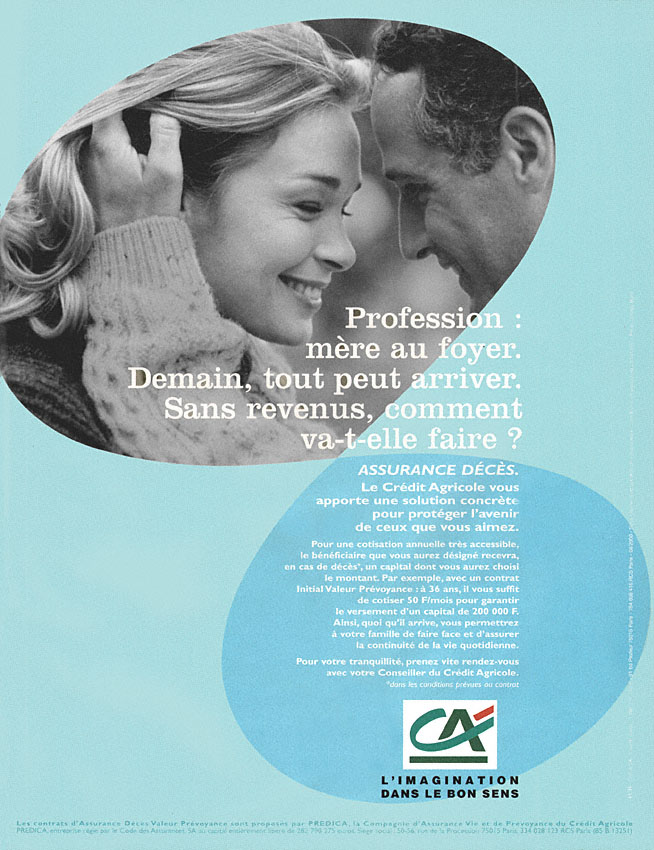 Advert Credit Agricole 2000