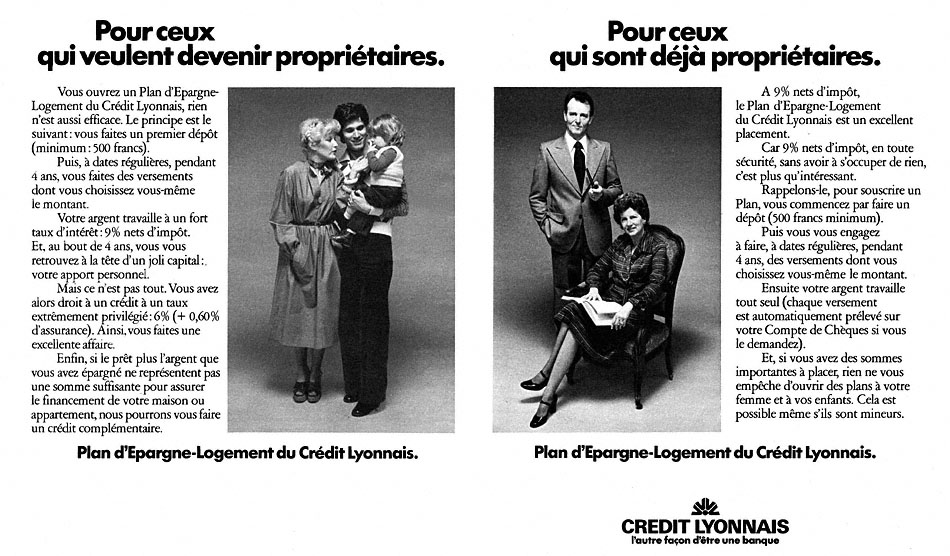 Advert Crdit Lyonnais 1975