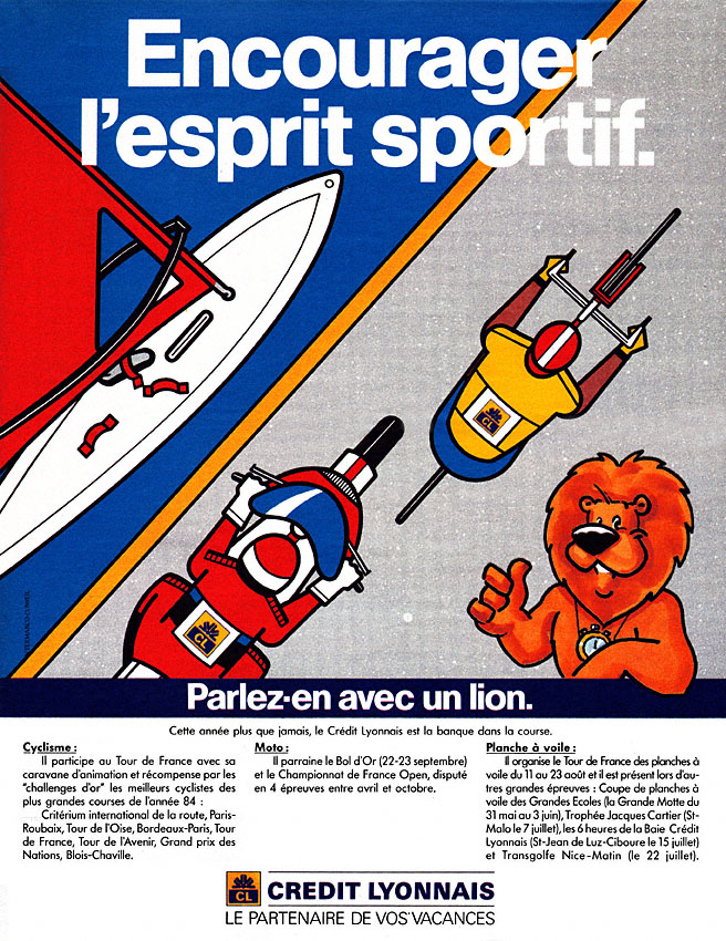 Advert Crdit Lyonnais 1984