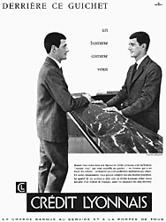 Advert Crdit Lyonnais 1960