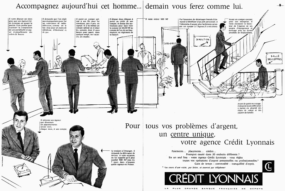 Advert Crdit Lyonnais 1961