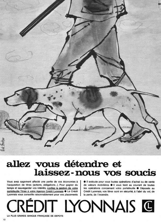 Advert Crdit Lyonnais 1962