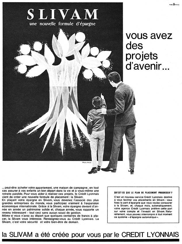 Advert Credit Lyonnais 1964