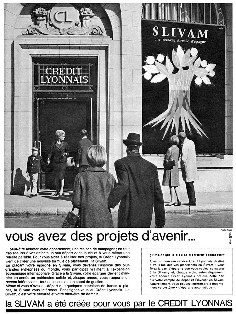 Advert Credit Lyonnais 1964
