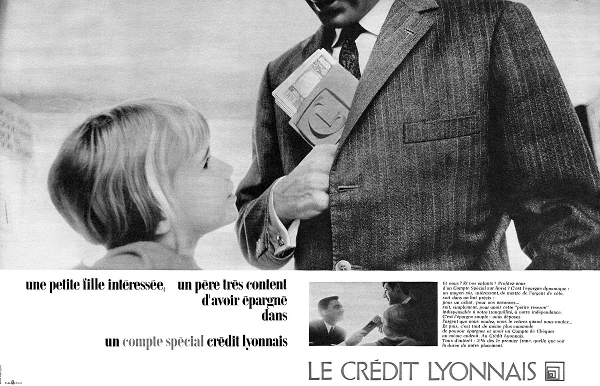 Advert Credit Lyonnais 1966