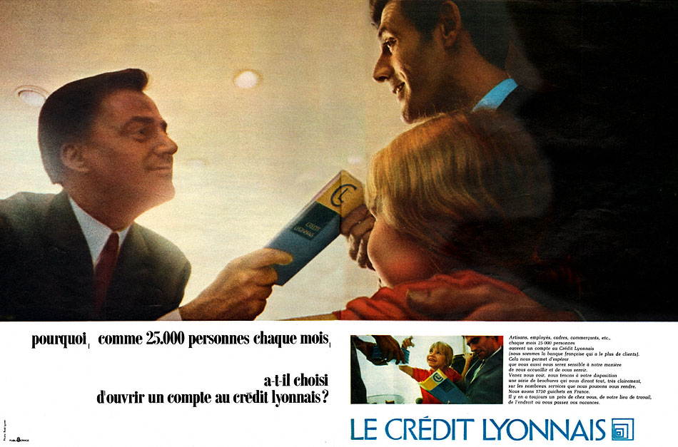 Advert Crdit Lyonnais 1966