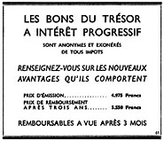 Advert Emprunts 1951