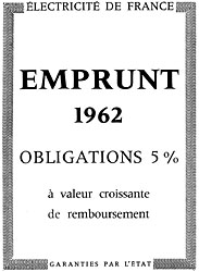 Advert Emprunts 1962