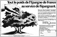 Advert Epargne de France 1984