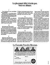 Advert Garantie foncire 1971