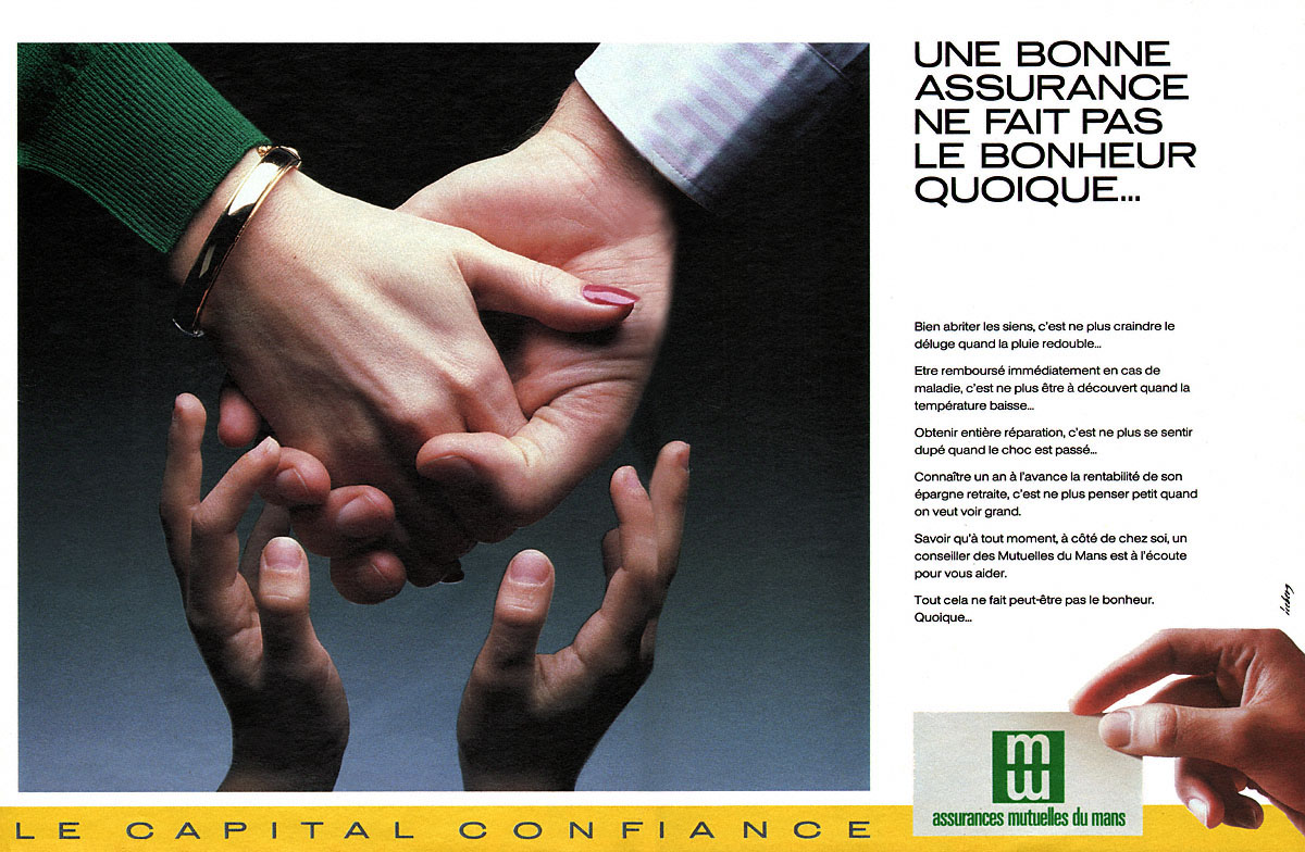 Advert Mutuelles du Mans 1988