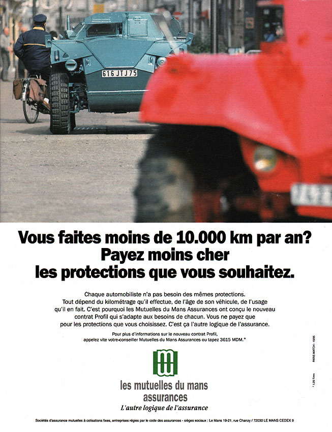 Advert Mutuelles du Mans 1995