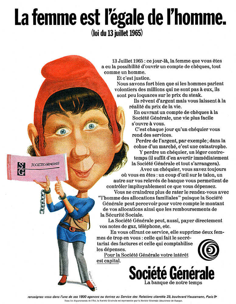 Advert Soci�t� G�n�rale 1970