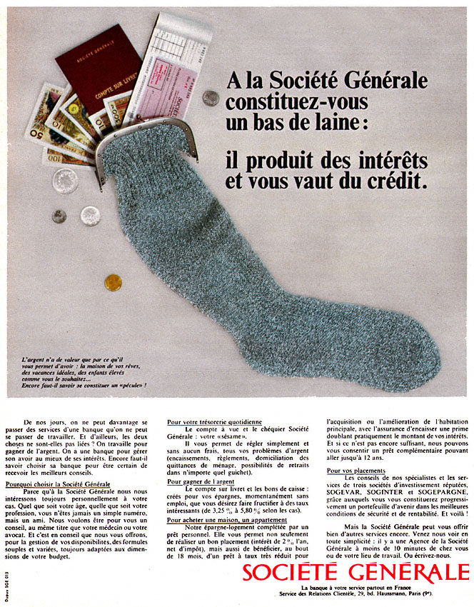 Advert Socit Gnrale 1967