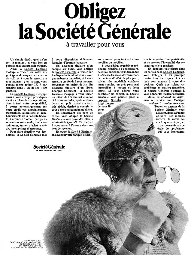 Advert Socit Gnrale 1968