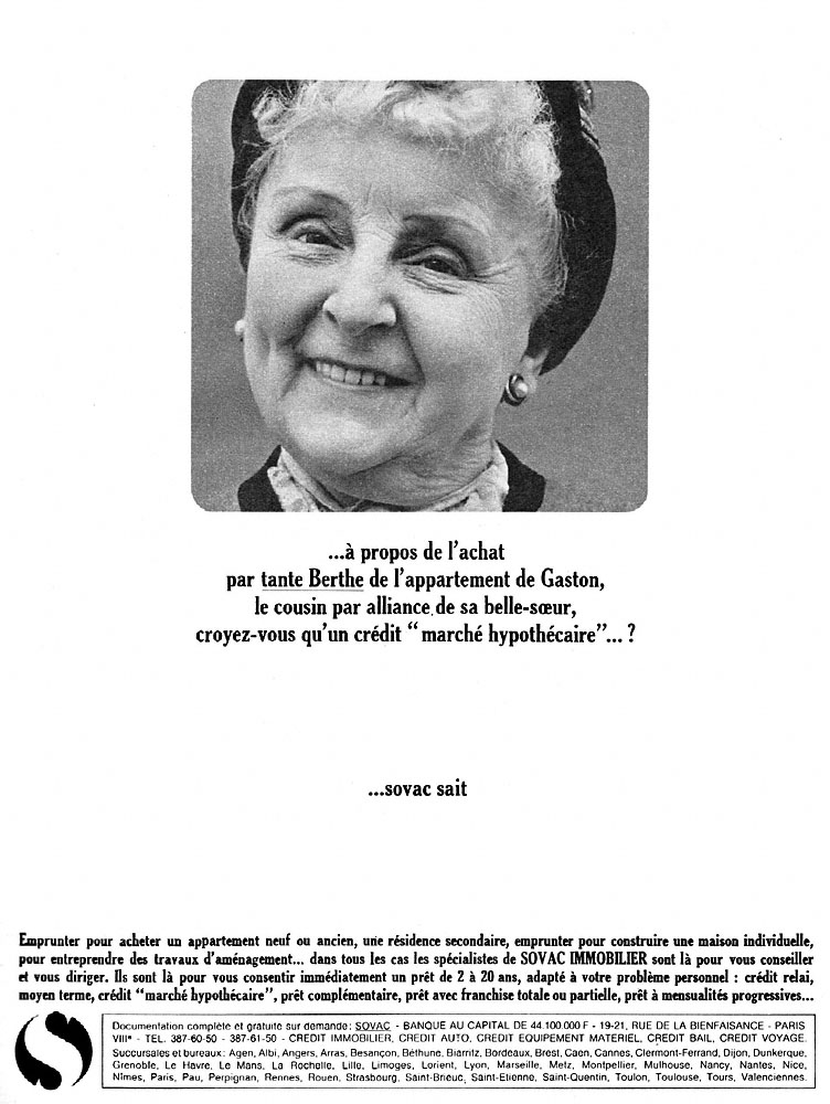 Advert Sovac 1967