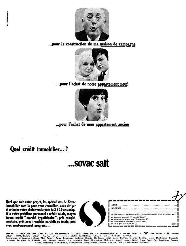 Advert Sovac 1968