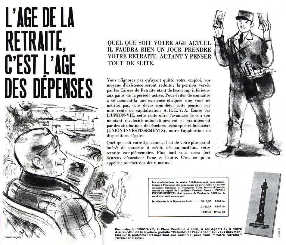 Advert L'Union 1960