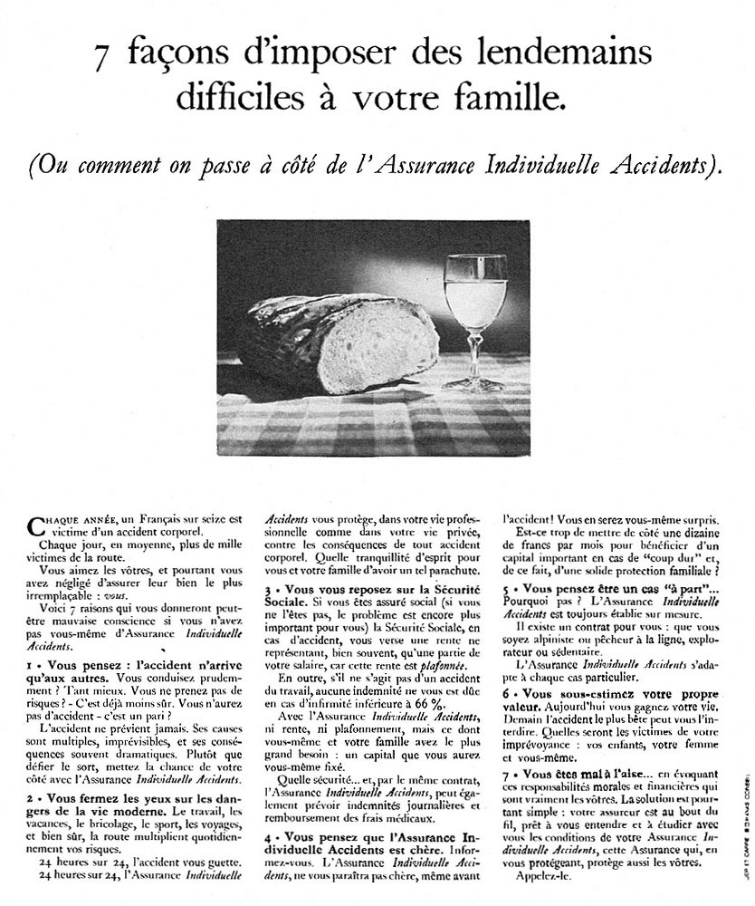 Advert ZxDiversAssurances 1968