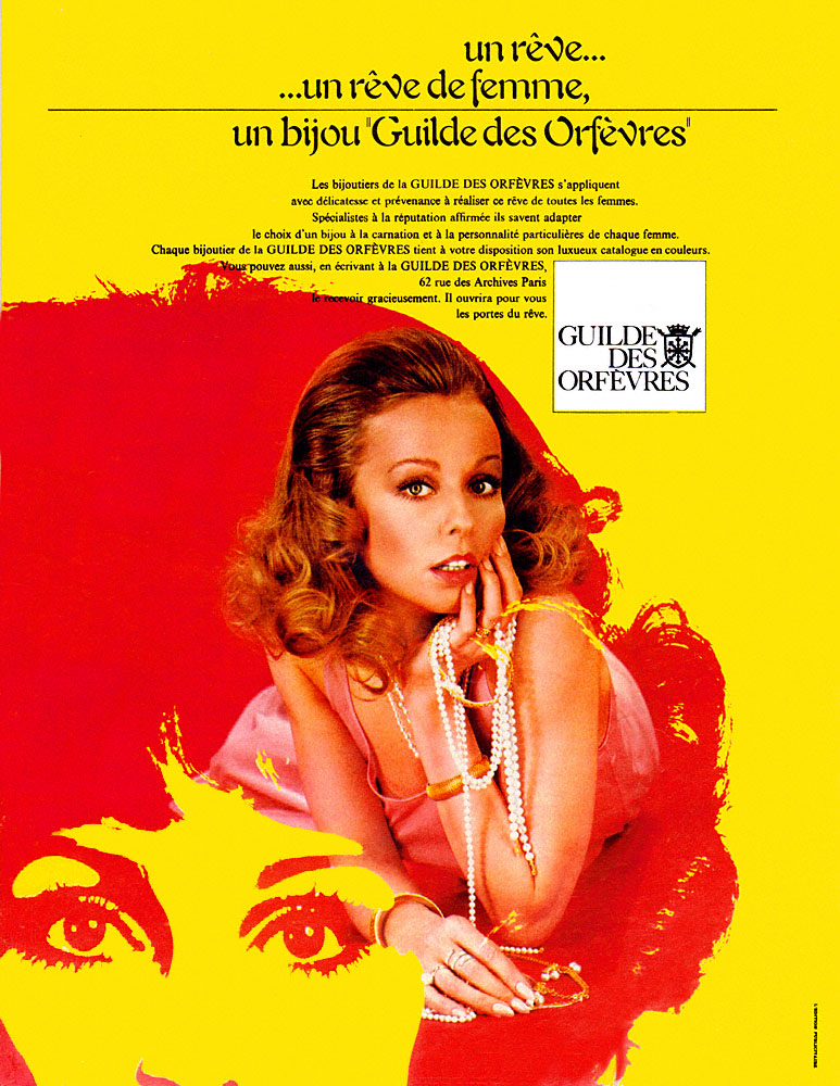 Advert Guilde des Orf�vres 1968