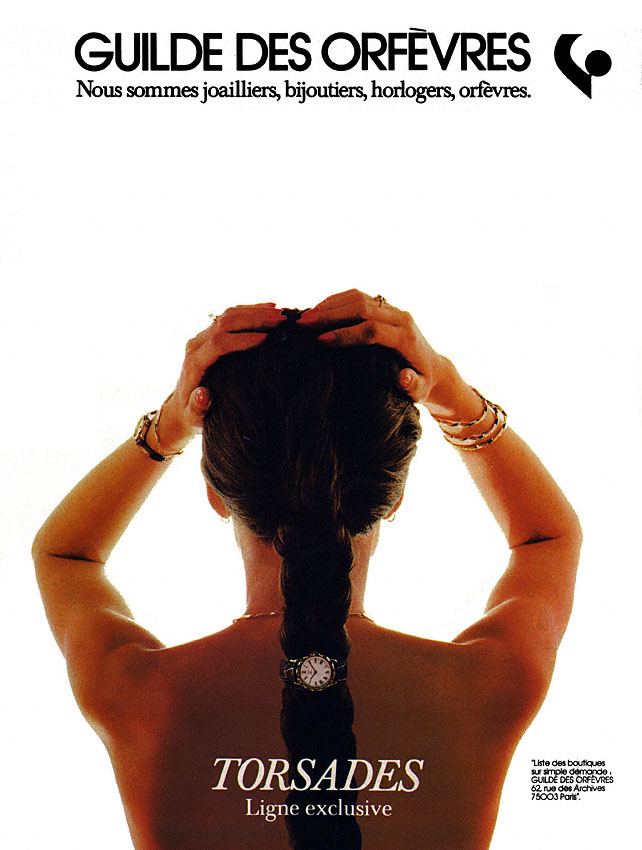 Advert Guilde des Orfvres 1979