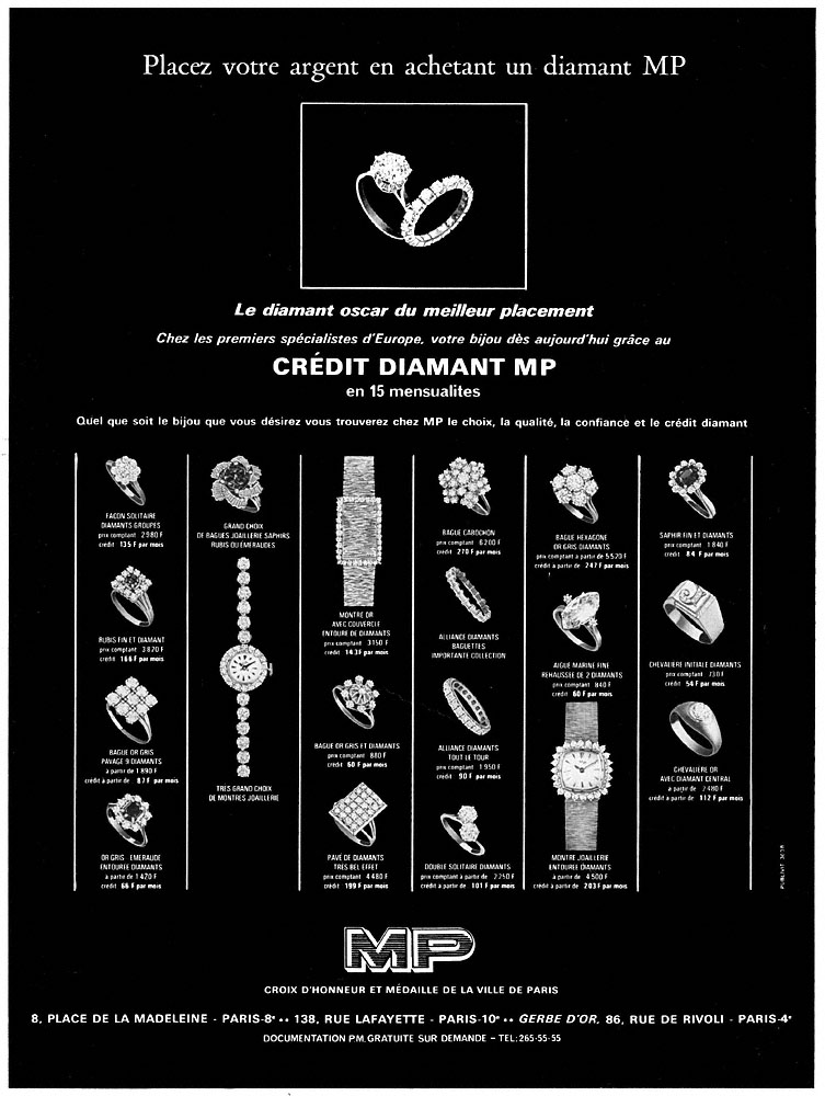 Advert Mp 1969