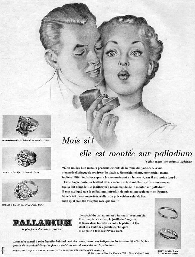 Advert Palladium 1953