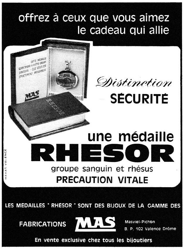 Advert Rhesor 1965