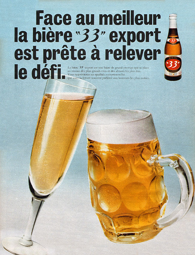 Advert 33 export 1968