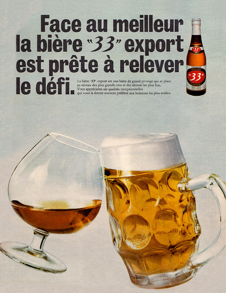Advert 33 export 1968