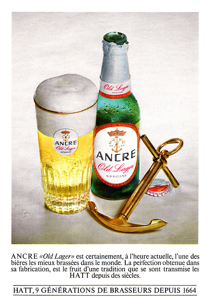 Advert Ancre 1964