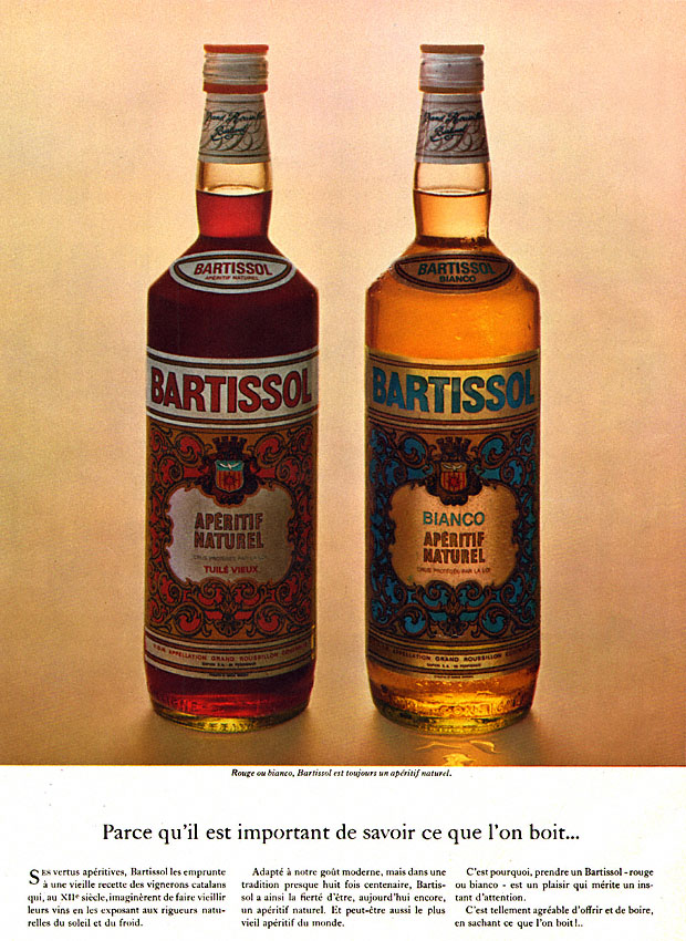 Advert Bartissol 1969