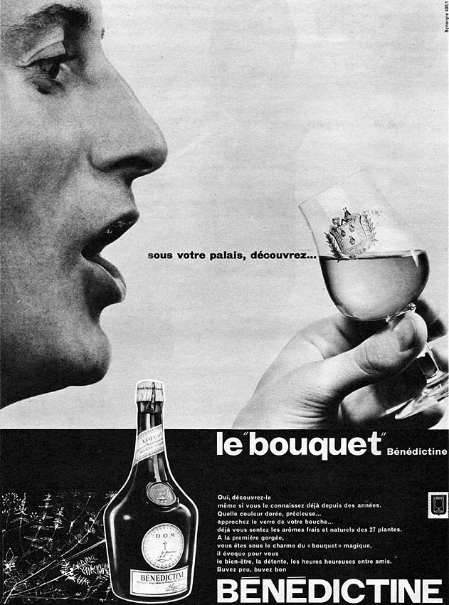 Advert Benedictine 1960