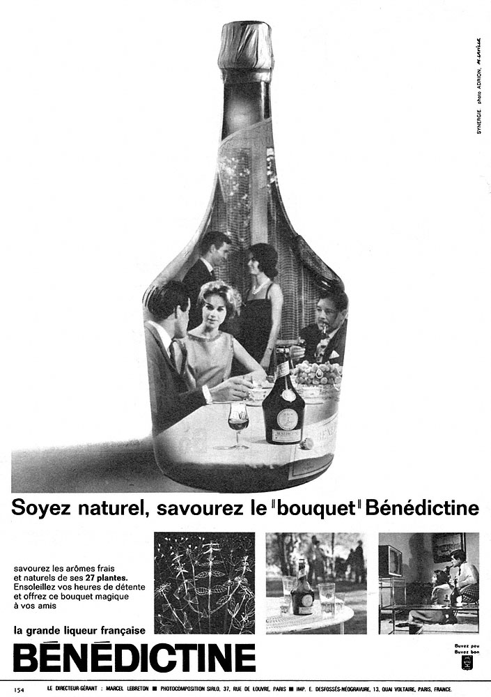 Advert Benedictine 1961