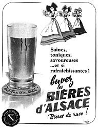 Advert Bires d'Alsace 1951