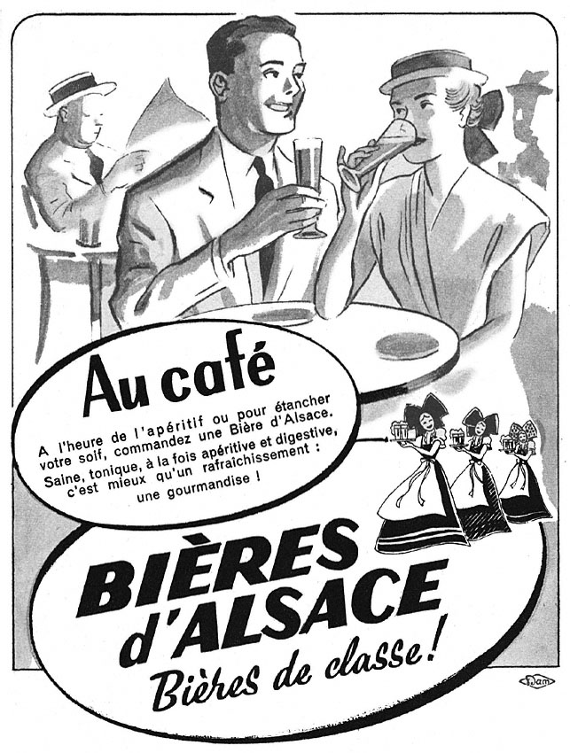 Advert Bires d'Alsace 1951