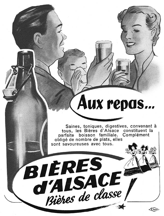 Advert Bires d'Alsace 1951