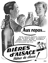 Advert Bires d'Alsace 1951