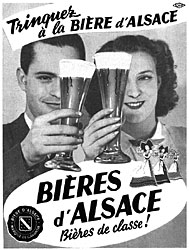 Advert Bires d'Alsace 1951